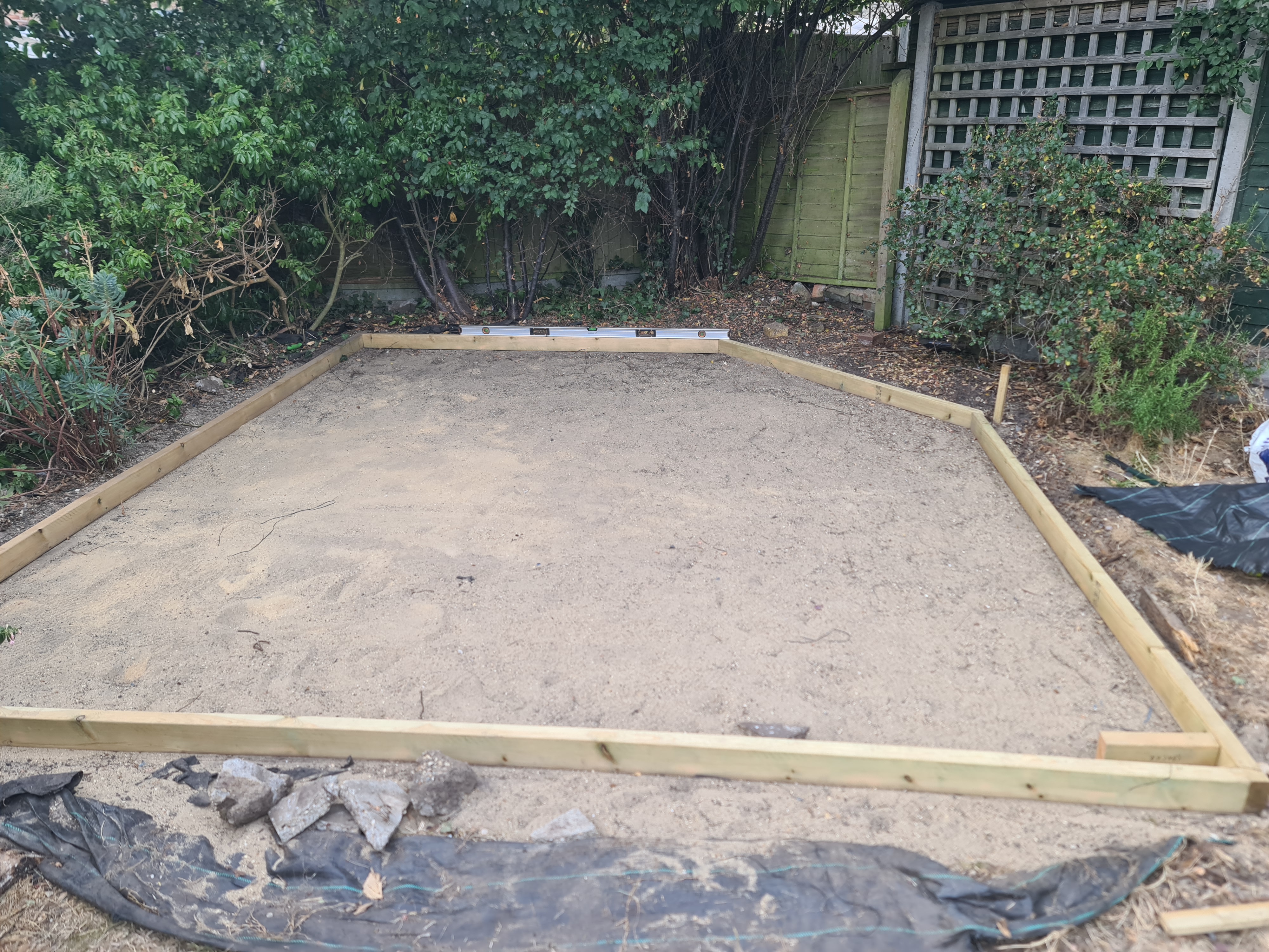 Deck ground preparation